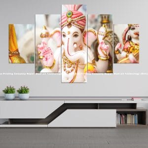 Ganesh Marble Canvas | Ganesh | Lord Ganesh | Marble Art | Hindu God | Spiritual Art | Home Decor | Custom Canvas Print Nepal | Custom Murals Print Nepal | Wallpaper Art | Wall Painting | wall art nepal