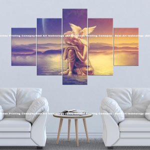 Buddha Water Dove Canvas | Buddha | Water | Dove | Peace | Spiritual Art | Home Decor | Multi Panel Canvas Nepal | Custom Canvas Print Nepal | Wall Painting | wall art nepal
