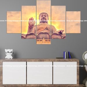 Buddha in Lumbini Canvas | Buddha Canvas | Spiritual Decor | Birth of Buddha | Lumbini Art | Multi Panel Art | Home Decor | Single Panel Canvas Nepal | Custom Canvas Print Nepal | Wall Painting | wall art nepal | Wallpaper Nepal | Stunning Mural print
