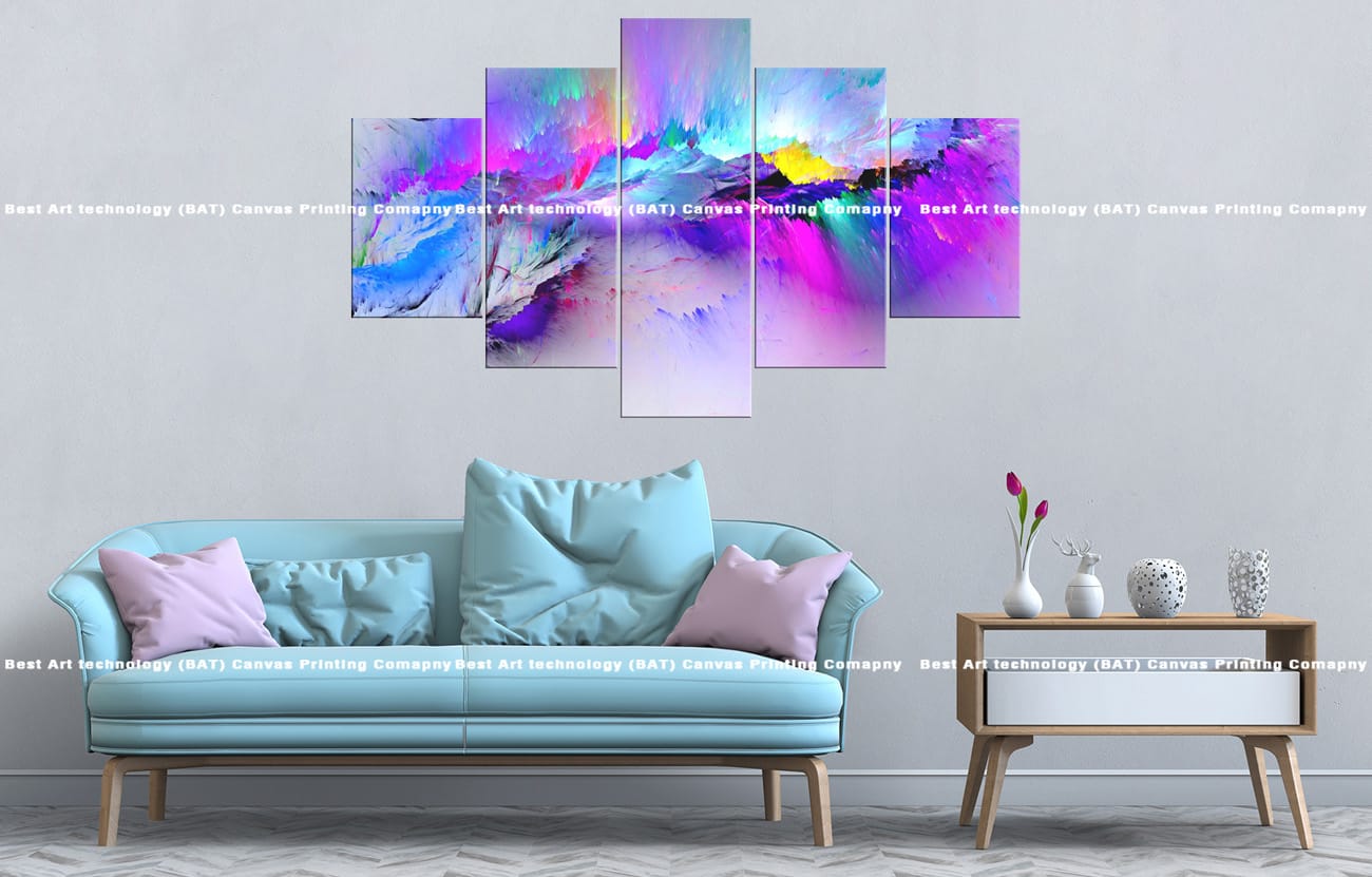 Abstract Colorful Canvas Print Abstract Colorful Canvas Print | Modern Art | Abstract | Colorful | Vibrant | Dynamic | Home Decor | Custom Canvas Print Nepal | Custom Murals Print Nepal